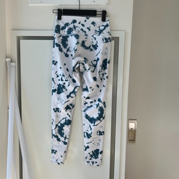 Soulcycle blue and white Tiedye Leggings - small - Picture 7 of 9